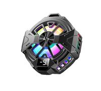 Ventilateur de refroidissement pour téléphone portable - Refroidisseur à faible bruit avec affichage de la température pour jouer à des jeux, diffuser des vidéos, écouter de la musique