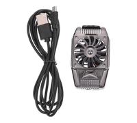 Ventilateur de Refroidissement pour Téléphone Portable, Silencieux ABS | Refroidissement à Grosse Surface pour Joueurs Mobiles et Créateurs en Direct, Adapté à Plupart des Smartphones