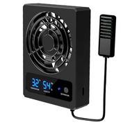 Ventilateur de refroidissement pour terrariums - Réservoir de reptiles - Refroidisseur d'air à suspendre - Automatique - Contrôle de la température - Amélioration de l'habitat des reptiles