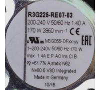 Ventilateur de refroidissement R3G225-RE07-03 200-240 V 1,40 A 170 W 2860 tr/min 225 mm