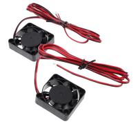 Ventilateur de Refroidissement Radial 2 Pièces 12v | Roulement, Plastique Noir, 2000 R/min, Faible Bruit, pour Hotend et Boîtier Électronique