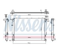 Ventilateur de Refroidissement Radiateur Voiture Nissens pour Kia Sorento II