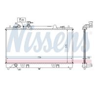 Ventilateur de Refroidissement Radiateur Voiture Nissens pour Mazda 6 Break Gy