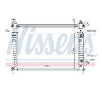 Ventilateur de Refroidissement Radiateur Voiture Nissens pour Saab 9-5 Break