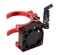 Ventilateur de refroidissement RC, installation facile, évite la surchauffe du moteur Ventilateur de refroidissement de 40 mm pour RC 4092 4074 4274 4268 pour moteur de 40-42 mm(Noir rougeâtre)