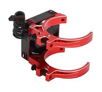 Ventilateur de refroidissement RC, ventilateur de refroidissement de 40 mm Superbe finition Installation facile Éviter la surchauffe du moteur pour moteur de 40 à 42 mm pour voiture(Noir rougeâtre)