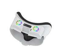 Ventilateur de refroidissement RVB compatible avec les casques Meta Quest 3 VR, accessoires doux et respirants, coussin en mousse, support d'interface faciale, ventilateur de refroidissement pour