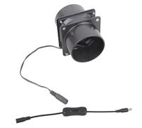 Ventilateur de refroidissement sans balais 12 V avec conduits et vis pour ateliers d'artisanat et serres, souffleur double tuyau