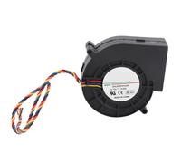 Ventilateur de refroidissement sans balais PBT, ventilateur centrifuge à double roulement à billes à débit d'air élevé 12 V 6 A 8 300 tr/min 300 CFM pour station de base de