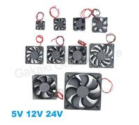 Ventilateur de refroidissement silencieux à moteur sans balais 4010 12025 8010 30mm DC 5V 12V 24V pour boîtier, 40MM 50MM 60MM 70MM 80MM 90MM 120MM pour impression 3D 2PIN 4020