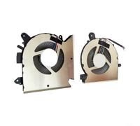 Ventilateur de refroidissement silencieux pour ordinateur portable MSI GF63 | Lot de ventilateurs de rechange pour ordinateur portable MSI Gaming GF63 GF65 Dual Core ABS résistant à la chaleur