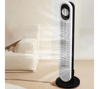 Ventilateur de Refroidissement Tour pour Chambre à Coucher, climatiseur Portable avec 3 Vitesses, Oscillation à 80°, Ventilateur sur Pied sans Lame, Vitesse de 26 Pieds/s, Refroidisseur d'air pour