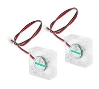 Ventilateur de Refroidissement Transparent 3010 pour Imprimante 3D V6 Hotend, Fonctionnement Silencieux, Coque Transparente avec Une Bonne Transmission de la Lumière, 2 Pièces