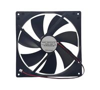 Ventilateur de refroidissement XH2 12 V 18 x 18 x 2 5 cm Connecteur 54 mm Moteur à double roulement à billes 53 cfm Flux d'air pour valise d'ordinateur Boîtier Ventilateur pour le refroidissement CPU
