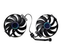 Ventilateur de Remplacement pour Carte Graphique ASUS GeForce RTX 3060ti 3070 Dual/SI OC CF9010u12D(A Pair of Fans)
