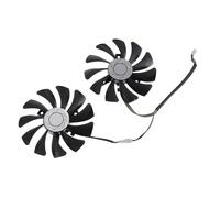 Ventilateur de Remplacement Vidéo Noir Abs, 1 Paire, Fan de Vidéo