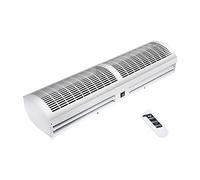 Ventilateur de rideau d'air pour porte - 60 cm - Fixation murale - Avec interrupteur de porte magnétique - Économie d'énergie - Interrupteur inclus