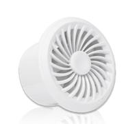 Ventilateur de Salle de Bain 100 mm, Extracteur d'air 160 m³/h 4 W, Ventilateur Mural 4 Pouces avec Interrupteur, Extracteur d'air 2 voies avec Télécommande pour Cuisine Fenêtres de Grenier Sous-sol