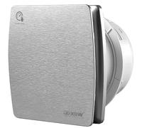 Ventilateur de salle de bain 100 mm, système d'écoulement, capteur d'humidité, clapet anti-retour, plafond/mural, cuisine, fenêtre de loft/cave, 95 m³/h