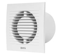 Ventilateur de salle de bain Basis Ø100mm capteur d'humidité HT et temporisation blanc