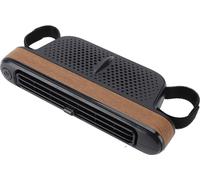 Ventilateur de Siège de Voiture 3 Vitesses de Vent Faible Bruit Puissant Double Turbine Ventilateur de Refroidissement de Voiture pour Siège Arrière de Véhicule Couleur Grain de Bois