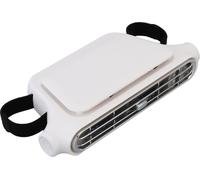 Ventilateur de siège de voiture sans pale Ventilateur de véhicule portable à 3 vitesses Ventilateur de siège de voiture 3000mah alimenté par batterie pour la conduite Blanc