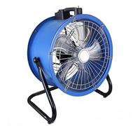 Ventilateur de sol, 16 pouces, haute vitesse, robuste, inclinable, tambour métallique, ventilateur industriel, ventilation et dissipation de chaleur puissantes, cordon d'alimentation rallong