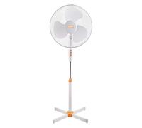 Ventilateur De Sol A Tige Oscillant 45W A 3 Vitesse Ø CM 40 Blanc