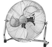 Accessoire chauffage central Profi Care Ventilateur de Sol Industriel, Silencieux, Ø 45cm 3 Vitesses, Boîtier Métallique, Proficare, VL 3066WM, 100, Argent