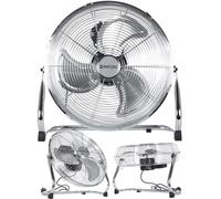 MalTec Ventilateur sur pied W-OC150WT | Ventilateur de sol silencieux 44 cm | 3 vitesses | Portable | Parfait pour chambre à coucher, bureau, appartement, terrasse