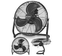 Ventilateur de sol métallique circulateur MalTec 45cm 80w Noir 3 vitesses