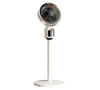 Ventilateur de sol oscillant à grand angle - 3 vitesses - Faible bruit - Alimenté par USB - Avec base stable anti-basculement - Ventilateur portable d'intérieur et d'extérieur pour chambre à coucher