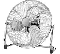 ProfiCare Ventilateur de sol rétro PC VL 3065 WM 330650 100 W 40 cm LED 4 vitesses Silencieux Chrome