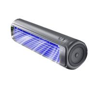 Ventilateur de sol sans pales rechargeable par USB à trois vitesses pour | Mini circulateur d'air mural portable à faible bruit pour petit espace, appartement, bureau à domicile