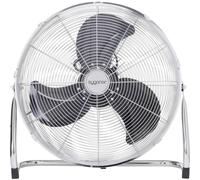 Ventilateur de sol Sygonix FE-50A 140 W (Ø x H) 590 mm x 590 mm argent