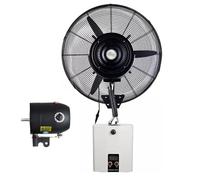 Ventilateur de sol, ventilateur brumisateur mural, qualité industrielle avec 3 vitesses, grand réservoir d'eau et remplissage automatique, oscillation à 90° pour espaces commerciaux, garages