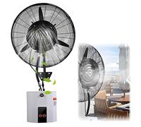Ventilateur de sol, ventilateur mural avec télécommande, 3 vitesses et oscillation à 90°, idéal pour le refroidissement extérieur et commercial