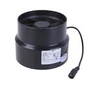 Ventilateur de soufflage en ligne haute efficacité 97 mm pour ventilation de yacht DC 12 V Faible consommation 39 dB Faible bruit Évent d'échappement de cale