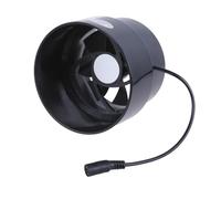 Ventilateur de soufflage en ligne haute efficacité 97 mm pour ventilation de yacht DC 12 V Faible consommation 39 dB Faible bruit Évent d'échappement de cale