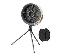 Ventilateur de suie rechargeable pour économiser de l'espace avec engrenages réglables