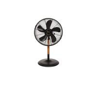 Ventilateur de Table 60W Mat en Bois - Ventilateur portable 3 Vitesses Hauteur 76cm Tête Réglable NIKLAS