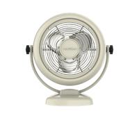 Cecotec – Ventilateur de table EnergySilence 800 RetroDesk, 20W, 20 cm, Beige, 2 vitesses