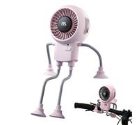 Ventilateur de table compact | Silence absolu pour usage nomade et bureau - Ventilateur USB rechargeable pour maison, bureau, chambre, camping, voyage, plage, randonnée - Pour Voyage, Camping, Chambre