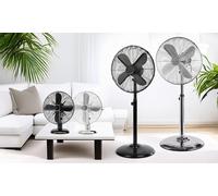 Ventilateur de table design inox ProfiCare : 3062M
