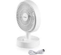 Ventilateur de table DOMO Liion batt. 5V Rechargeable USB Diametre 15 cm 10 vitesses G