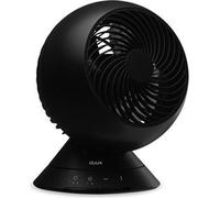 Ventilateur de table Duux Globe, noir, diamètre 26 cm, 3 vitesses, oscillation, télécommande, puissance 23 W
