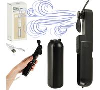 Ventilateur de table mini ventilateur pliant portable USB noir
