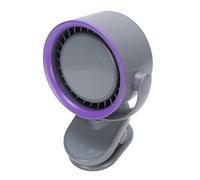 Ventilateur de Table Mural Silencieux 100 Vitesses USB Mini Ventilateur de Refroidissement sans Lame pour Chambre à Coucher, Salon, de Bureau Inclinable, Circulation D'air 6,1 X 4,9 X 8,3