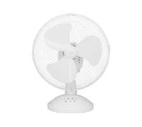 Ventilateur de table OCEANIC - 30W - Diamètre 23 cm - 2 vitesses - Oscillant - Blanc