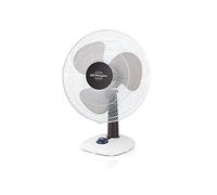 Orbegozo TF 0123 - Ventilateur de table, oscillant, 2 vitesses, diamètre de l'hélice 23 cm, poignée, 25 W, veilleuse LED, blanc